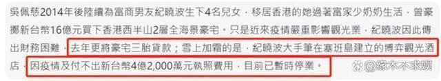 吴佩慈男友纪晓波被审判!7月被当街追债,4月聚餐还喜笑颜开!