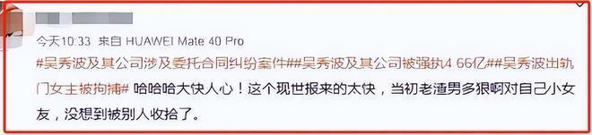 吴佩慈豪门梦碎！男友纪晓波被定性为恶势力首脑，姨妈被判8年半