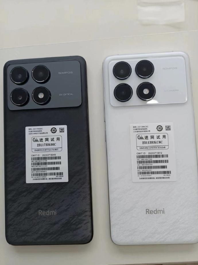 小米 Redmi K70 / Pro真机曝光：背部纹理清晰可见，11月29日发布