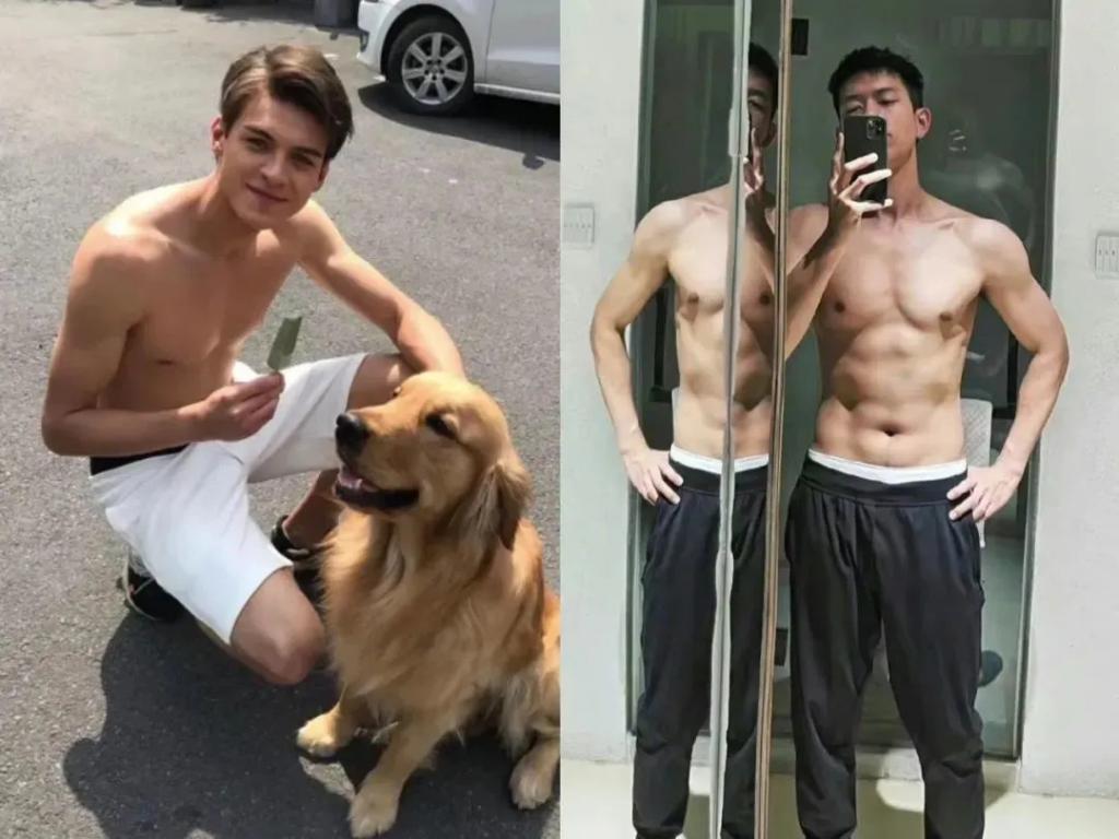 钟楚曦谈这么多八块腹肌的帅哥，都是她应得的