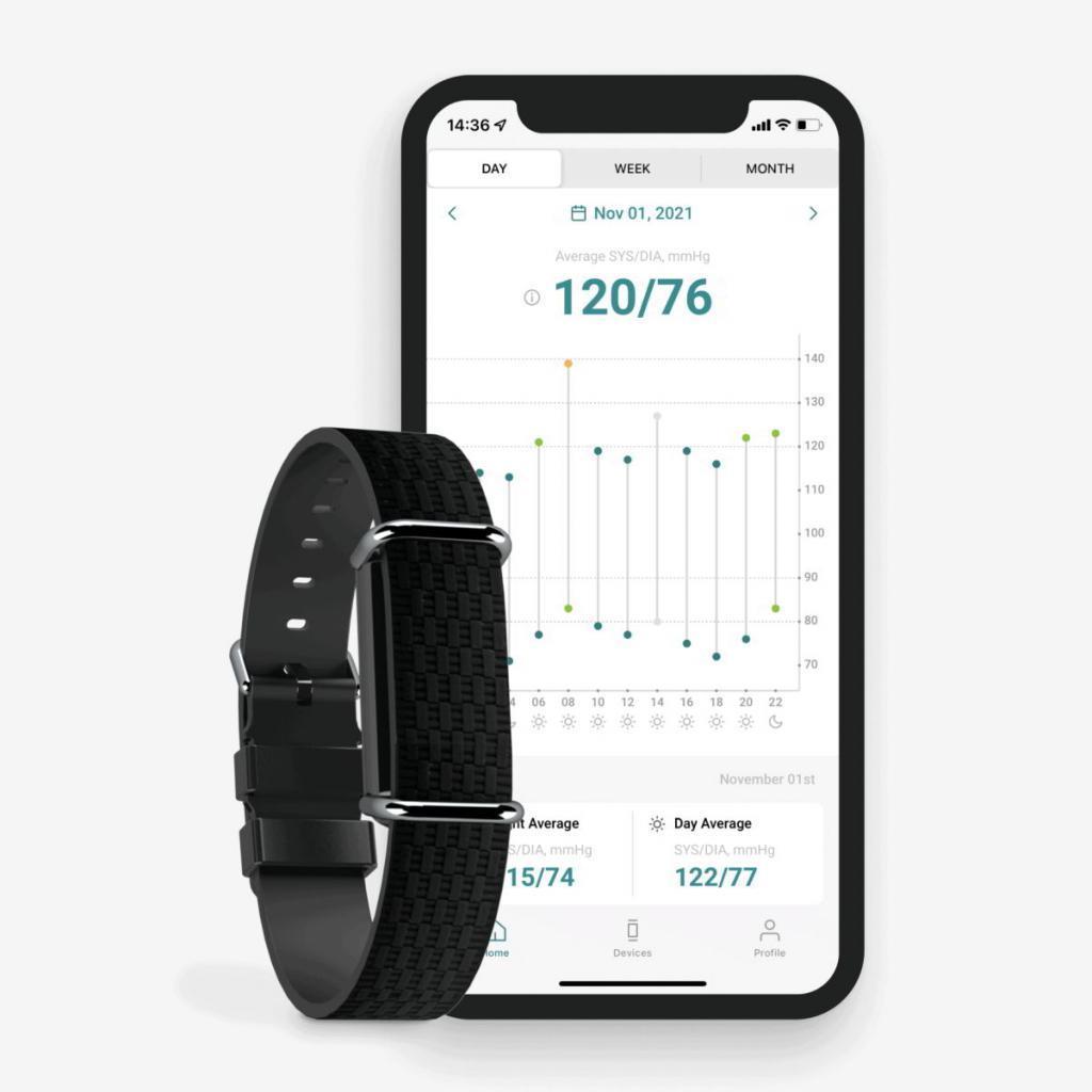 瑞士医疗科技公司Aktiia研制出医用级无袖带血压监测手环，能够24小时监测血压