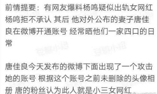 杨鸣婚变风波升级！小三孕味明显，被曝将生产，更多证据曝光