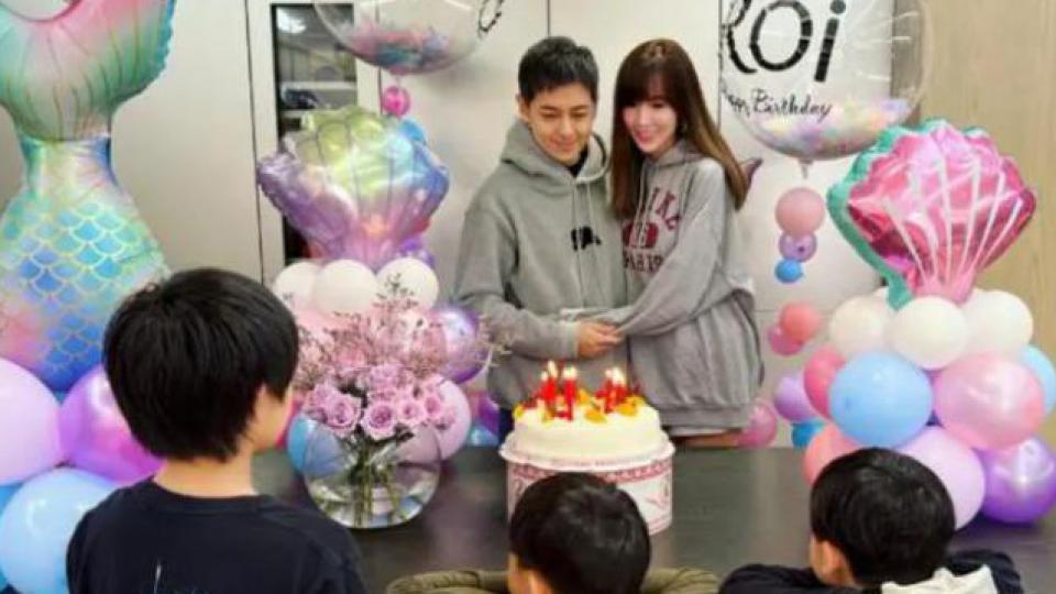 林志颖带妻子陈若仪现身成团夜，长胖十几斤更帅