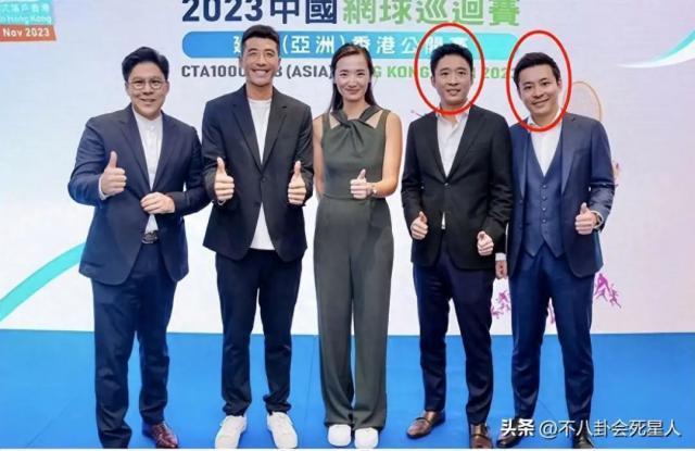 霍启刚带两位弟弟现身，二弟帅气三弟低调，霍三代开始露锋芒