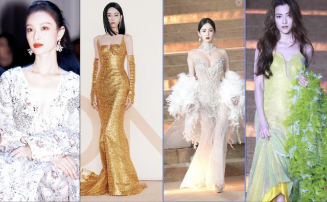 顶流红毯：热巴性感华贵，娜然清新脱俗！但娜扎这次秒了所有