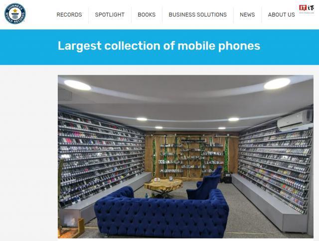 罗马尼亚男子获“最多的手机收藏”吉尼斯世界纪录，共 3456 部