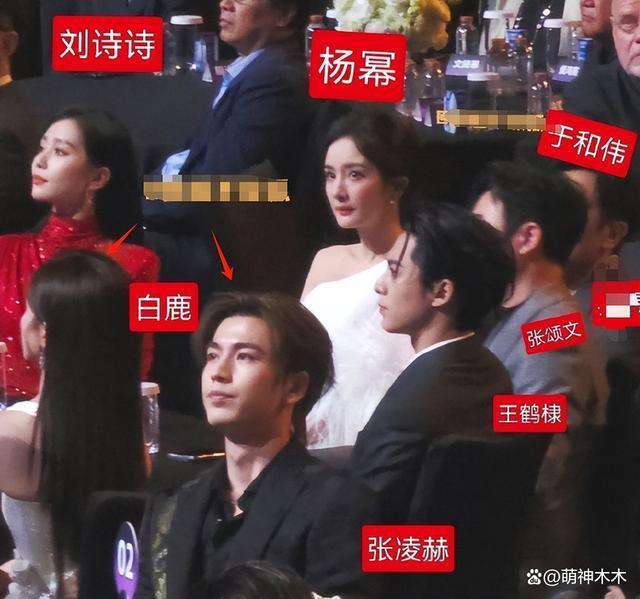 意难平？杨幂被抓拍到偷看魏大勋，两人意外同框画面曝光