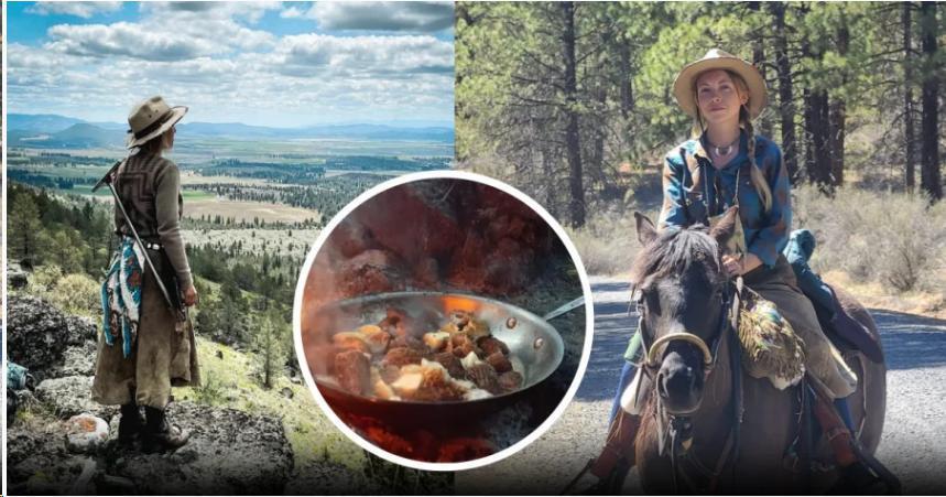 游牧人生！美国女子在野外生活近4年 以路杀为食：不愿它白白死去