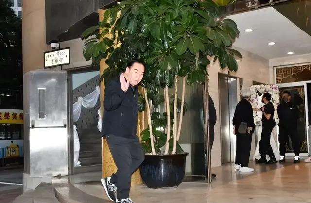 刘德华11岁女儿现身爷爷灵堂，卷发穿黑裙，获保镖护体