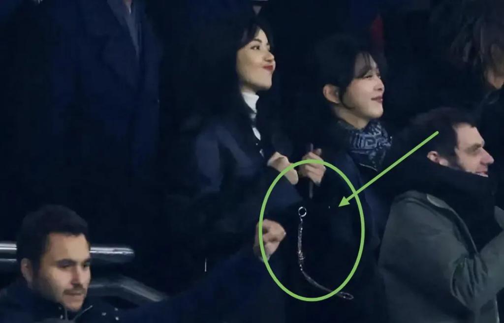 Lisa带狗看球绳不离手，把自己改造成法兰西名媛