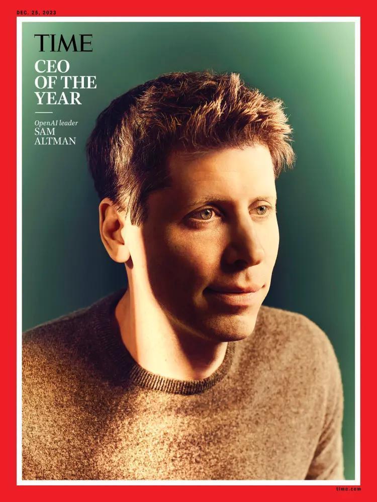 OpenAI 奥特曼 被《时代》周刊评为年度 CEO