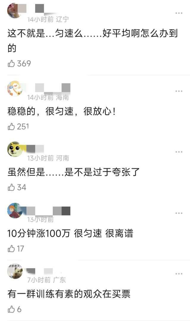 《闪星》预售票房破亿，夜间涨幅太夸张，网友质疑注水