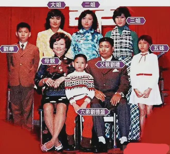 刘德华6姐弟24人大家族曝光，父亲葬礼展现凝聚力