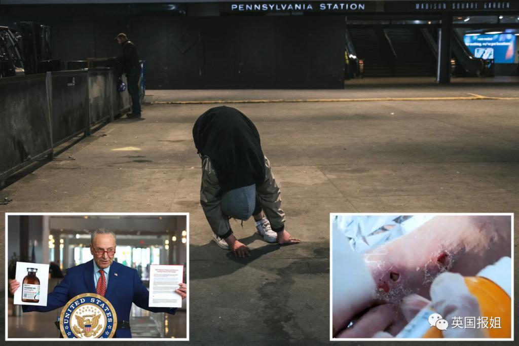 美国“僵尸城”成网红打卡点?瘾君子街头痛苦挣扎状如僵尸,诡异姿态全网疯传!