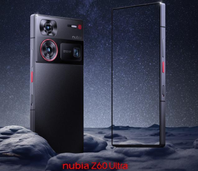 努比亚 Z60 Ultra 手机亮相：业界独家真全面屏，保留星空典藏版