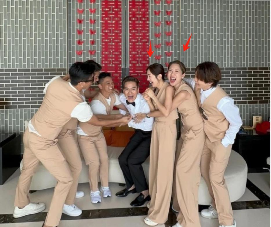 马国明妻子汤洛雯腰线显粗疑怀孕，婚礼排场完胜前任