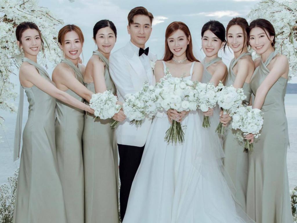 马国明妻子汤洛雯腰线显粗疑怀孕，婚礼排场完胜前任