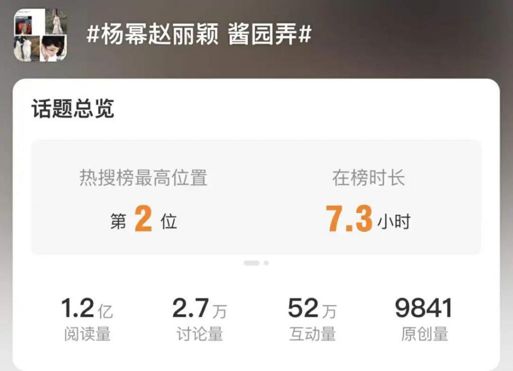 吵上热搜的杨幂赵丽颖，真该急了