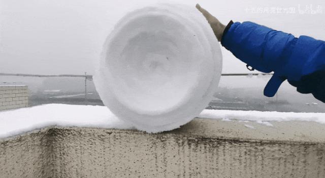 北方人的玩雪大赛，看呆了多少南方麻瓜
