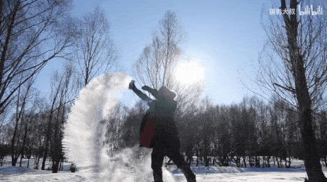 北方人的玩雪大赛，看呆了多少南方麻瓜