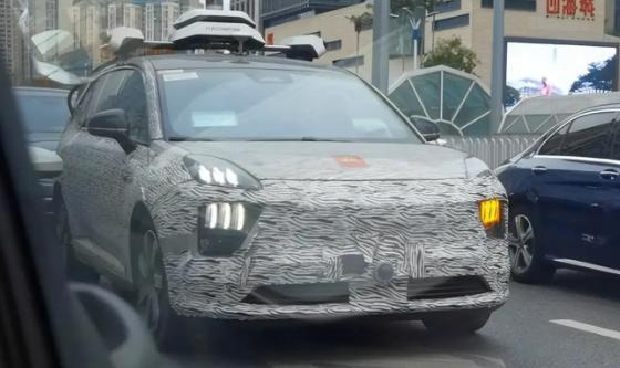 3排6座 高阶辅助驾驶：昊铂全新纯电大型SUV谍照曝光