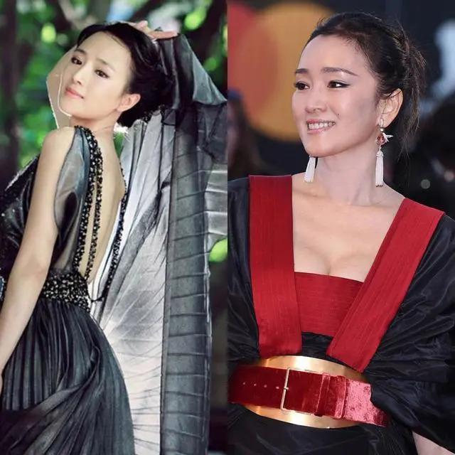 巩俐和替身的合影，俩人几乎一模一样，这谁能分清她俩谁是谁？