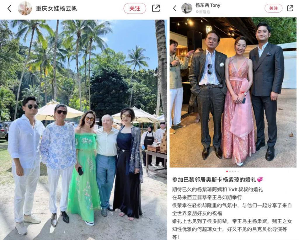 杨紫琼回大马补办婚宴，都来了哪些名流？