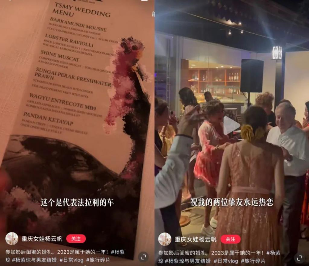 杨紫琼回大马补办婚宴，都来了哪些名流？