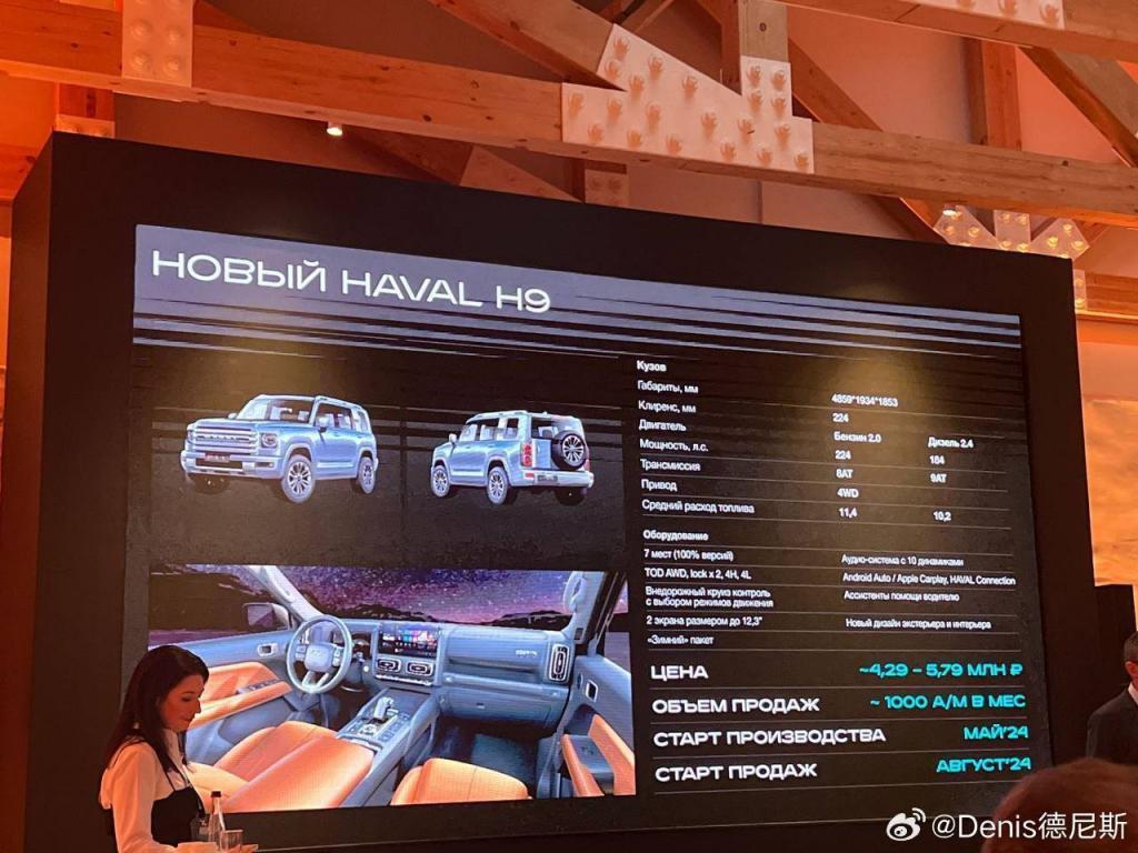 哈弗全新H9官图首曝：硬派SUV车型，国内发布未定/明年登陆东欧
