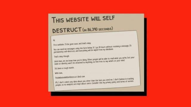 24小时内收不到消息就自毁的网站，迎来了终结