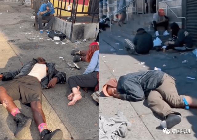 美国“僵尸城”成网红打卡点？瘾君子街头痛苦挣扎状如僵尸，诡异姿态全网疯传！