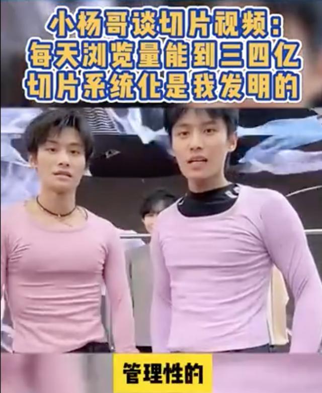 每日浏览量三四亿！小杨哥：“切片系统化”是我发明的！授权11000多人，人均收入17000元……