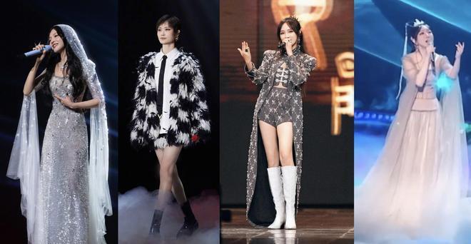 四川新年音乐会：李宇春下身失踪，张韶涵神女降临