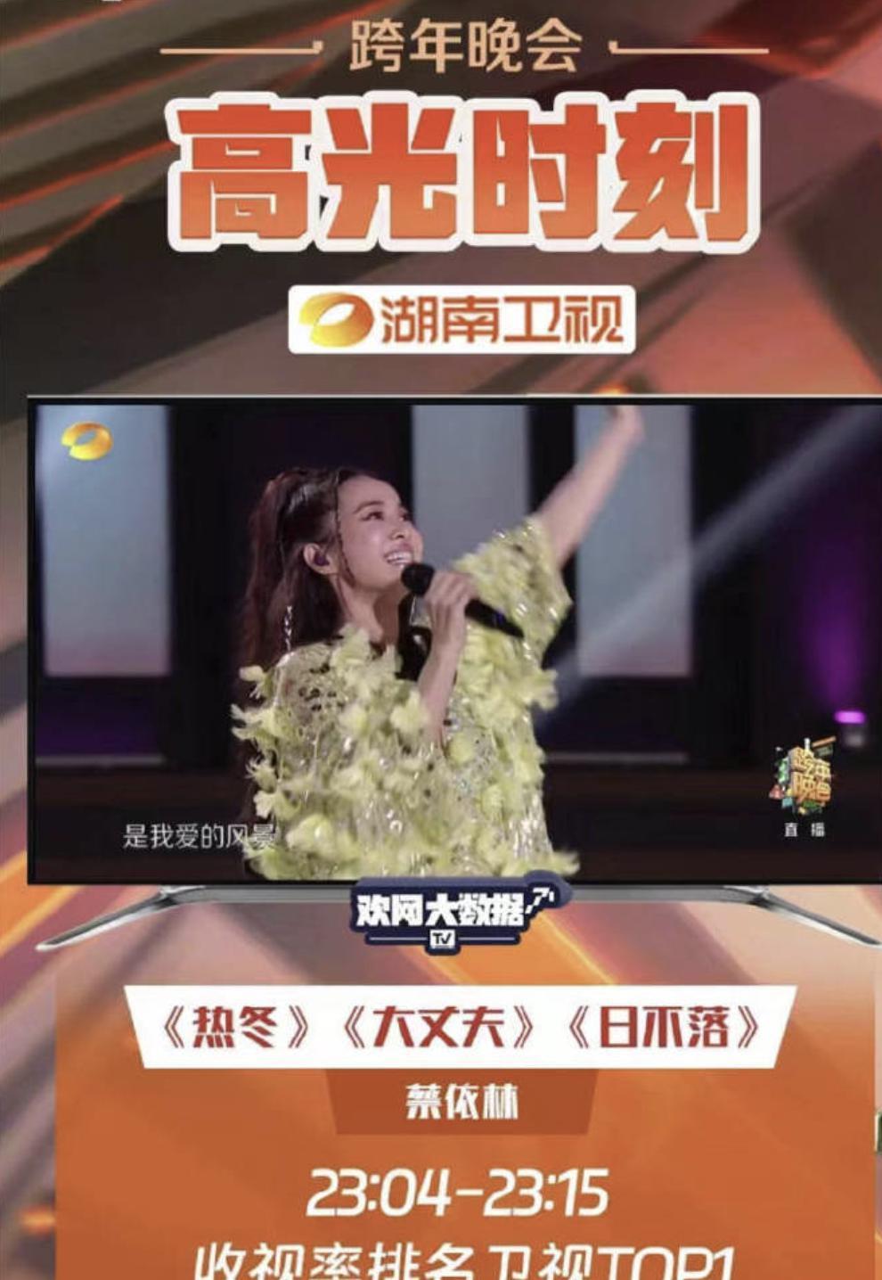 湖南台赢麻了：蔡依林唱13首歌，凤凰传奇是收视福将