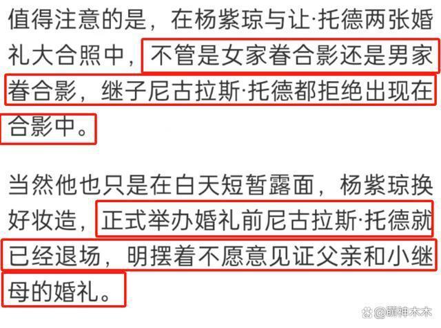 杨紫琼晒婴儿照被指回击继子争产，对方在她婚礼拒绝合影