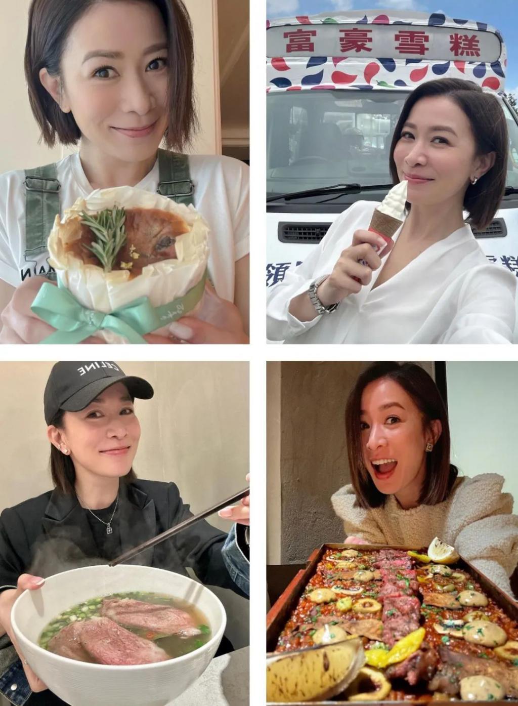 佘诗曼亲自揭秘港女不老传说，一天吃六顿，早晚一片面膜