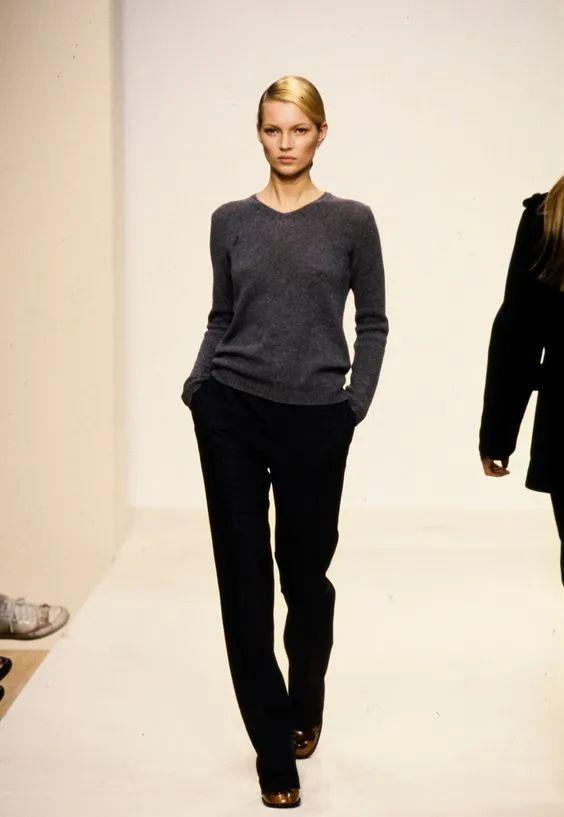 格雷系女人，冬日的气质还是她们最懂