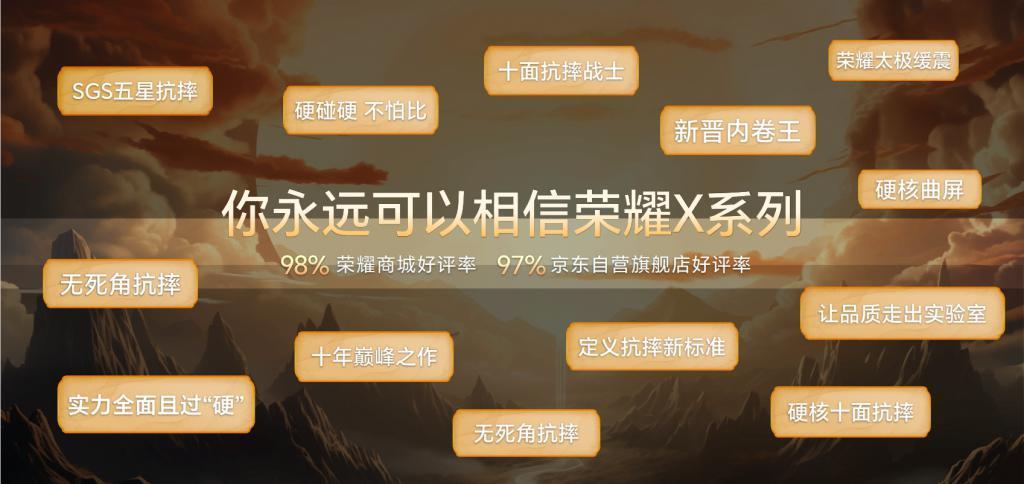 1999元起，荣耀X50 GT正式发布，十面抗摔护眼屏