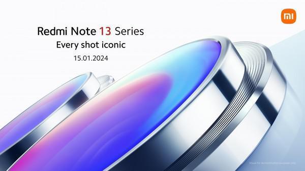 Redmi Note 13系列定于1月15日全球发布 或还有4G版