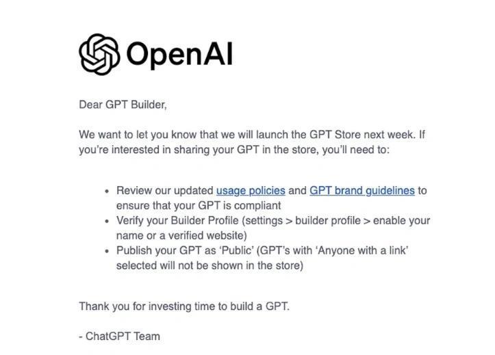 OpenAI 或下周推出 GPT 商店/Windows 电脑键盘将迎 30 年来首次重大变化/苹果 Vision Pro 上网体验视频泄露