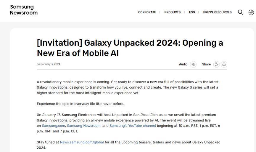 三星打响“AI手机”第一枪，2024会是AI终端元年吗？