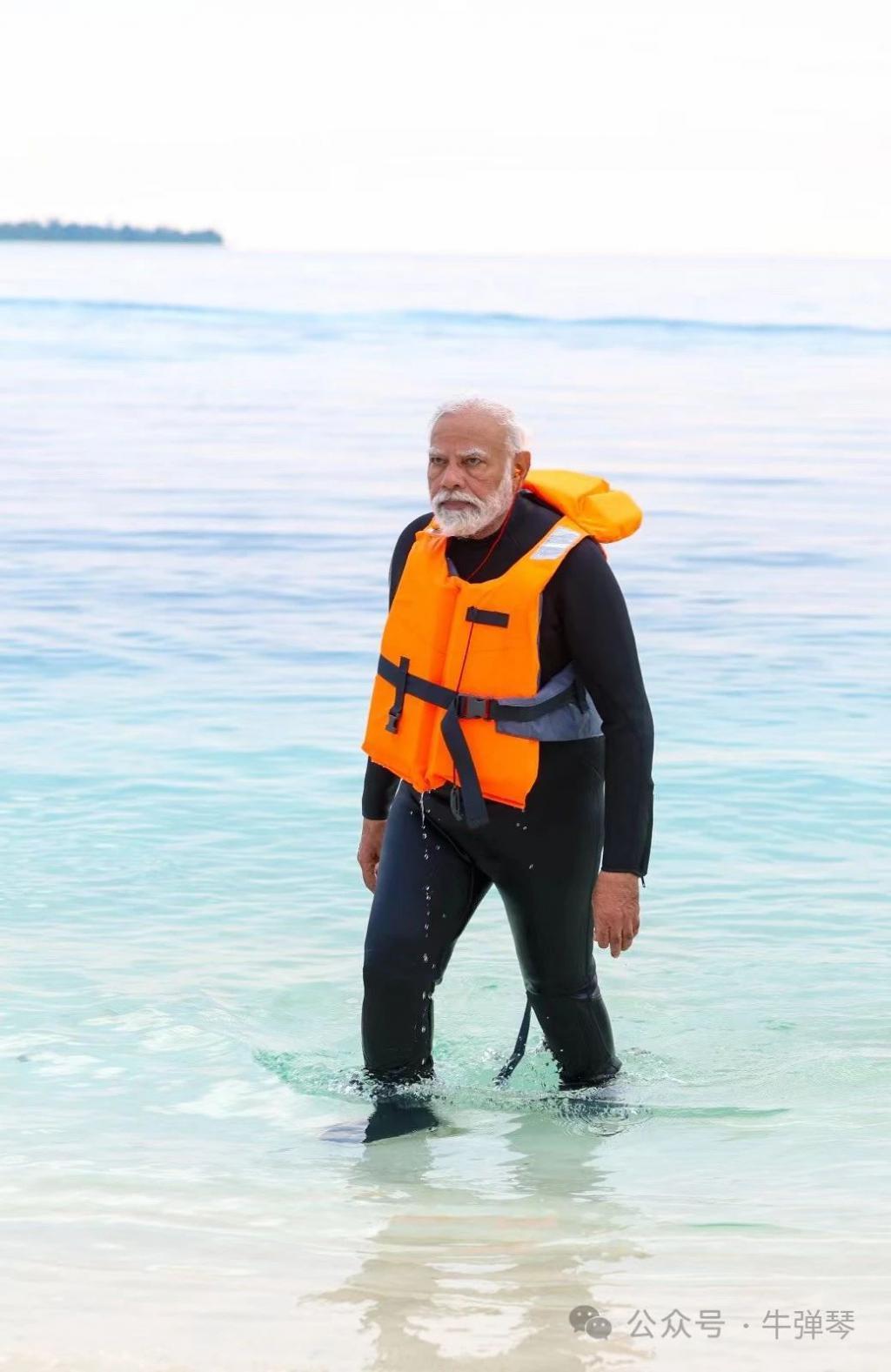 莫迪最近去了这个小岛