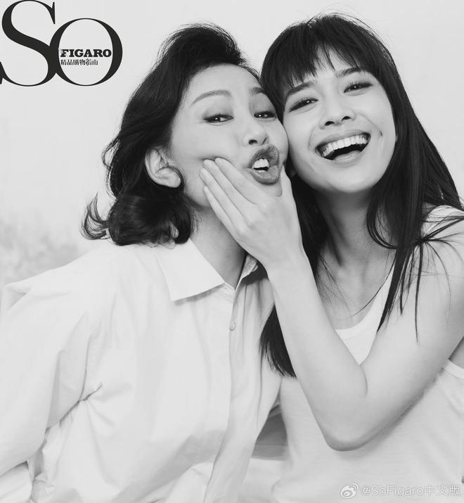 陈冲携女儿登SoFigaro封面相互依偎，相差40岁胜似姐妹