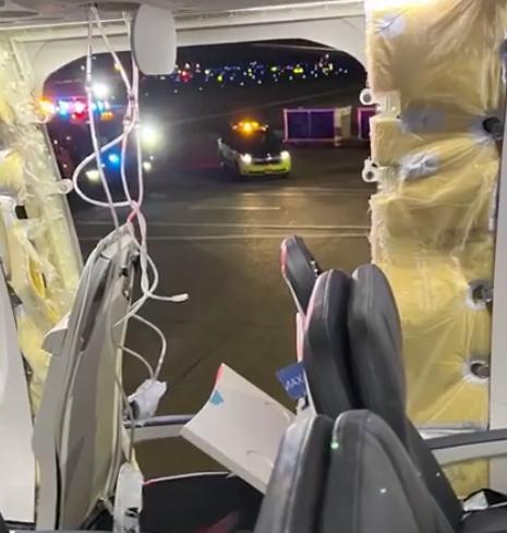 5000米高空舱门突然掉落！美国宣布停飞171架波音737 MAX 9