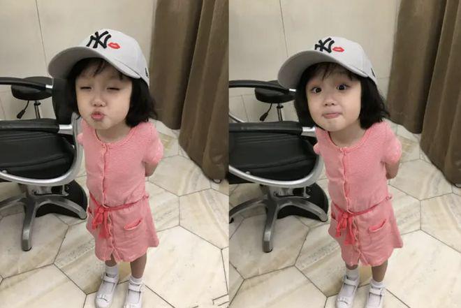 张丹峰和洪欣的10岁女儿好漂亮，小小年纪就继承了爸妈的高颜值