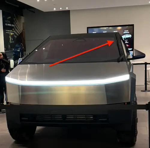 特斯拉Cybertruck电动皮卡雨刮器像“巨型湿面条”，功率高达1KW