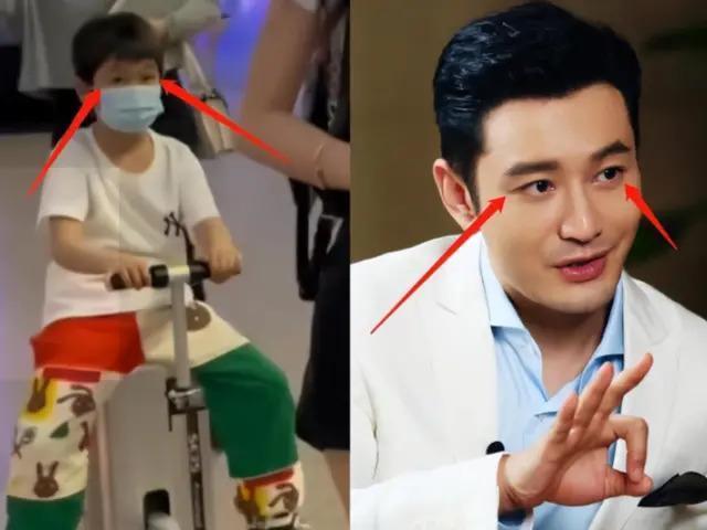 黄晓明带儿子小海绵回青岛为姥姥祝寿，祖孙四代温馨同框！
