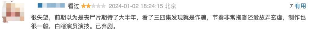 名导下场，故弄玄虚！头回见国剧这么装