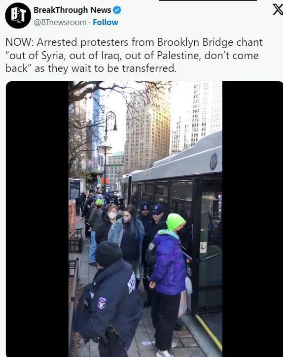 突发!纽约成为孤岛,警方逮捕数百人