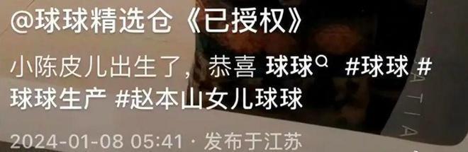 赵本山女儿剖腹产得子！其老公被质疑贪财表情尴尬，球球护夫